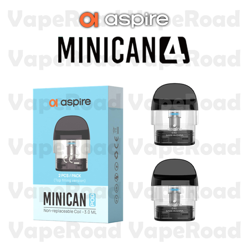 【Aspire】Minican 4 3ml大容量空彈 一盒兩入